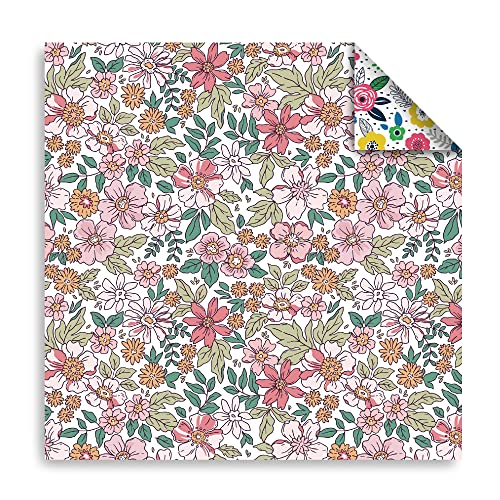 Origami Paper 6X6 Dobule Sided 50 Sheets 10 Colors Origami Kit Japanese Chiyo Square Craft Kits Easy Fold Arts Crafts Diy Handwork Beginner Floral #TOP6