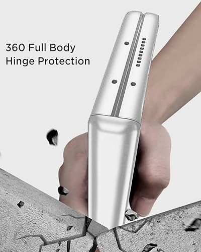 Miniatura 5 de Miimall Funda compatible con Samsung Galaxy Z Fold 3, Z Fold 3 con protección magnética de bisagra y soporte ultrafina Funda protectora de