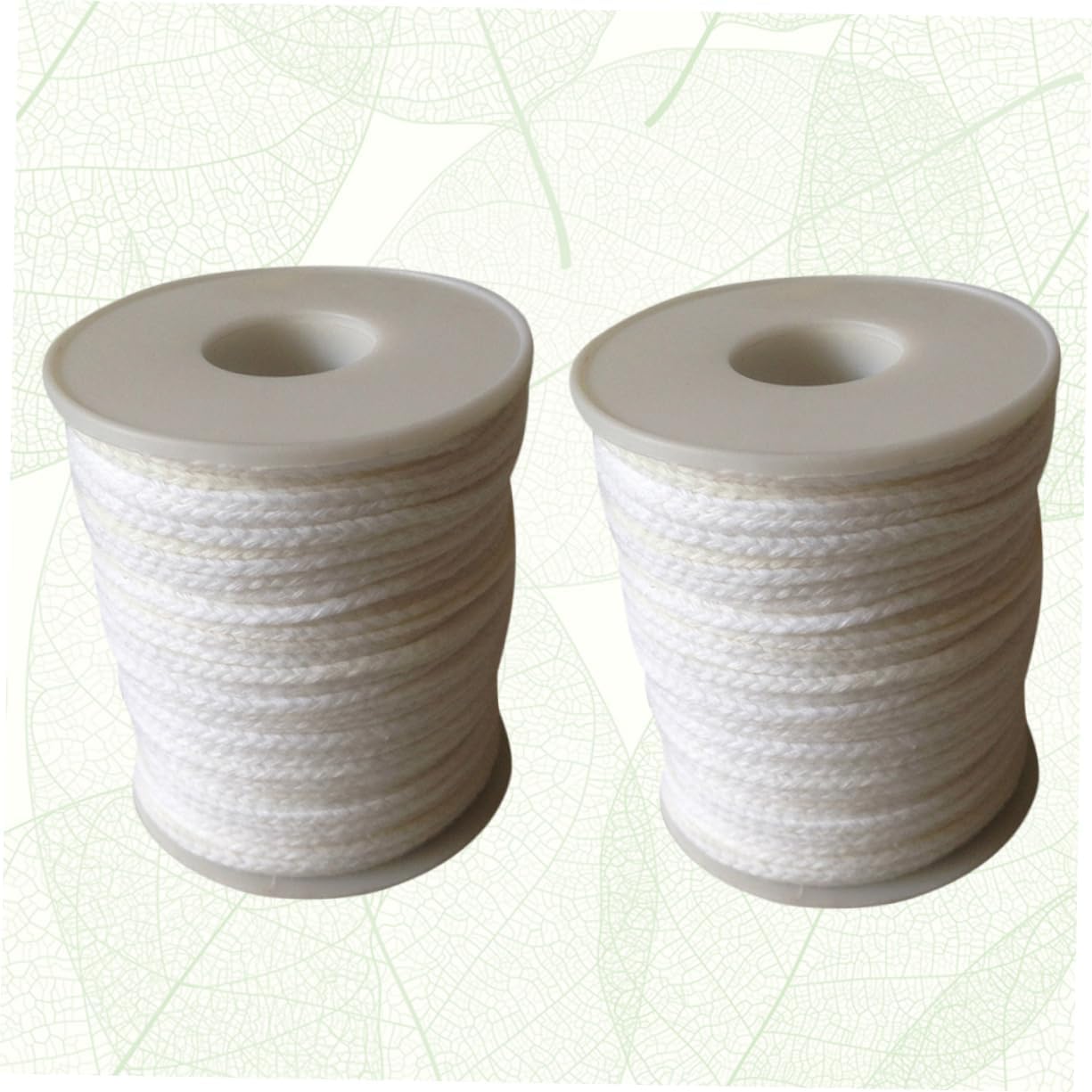 TEHAUX 4rolls Strand Smokeless Cotton Wick Core Wick for Candle Making No Smoke for DIY Decor