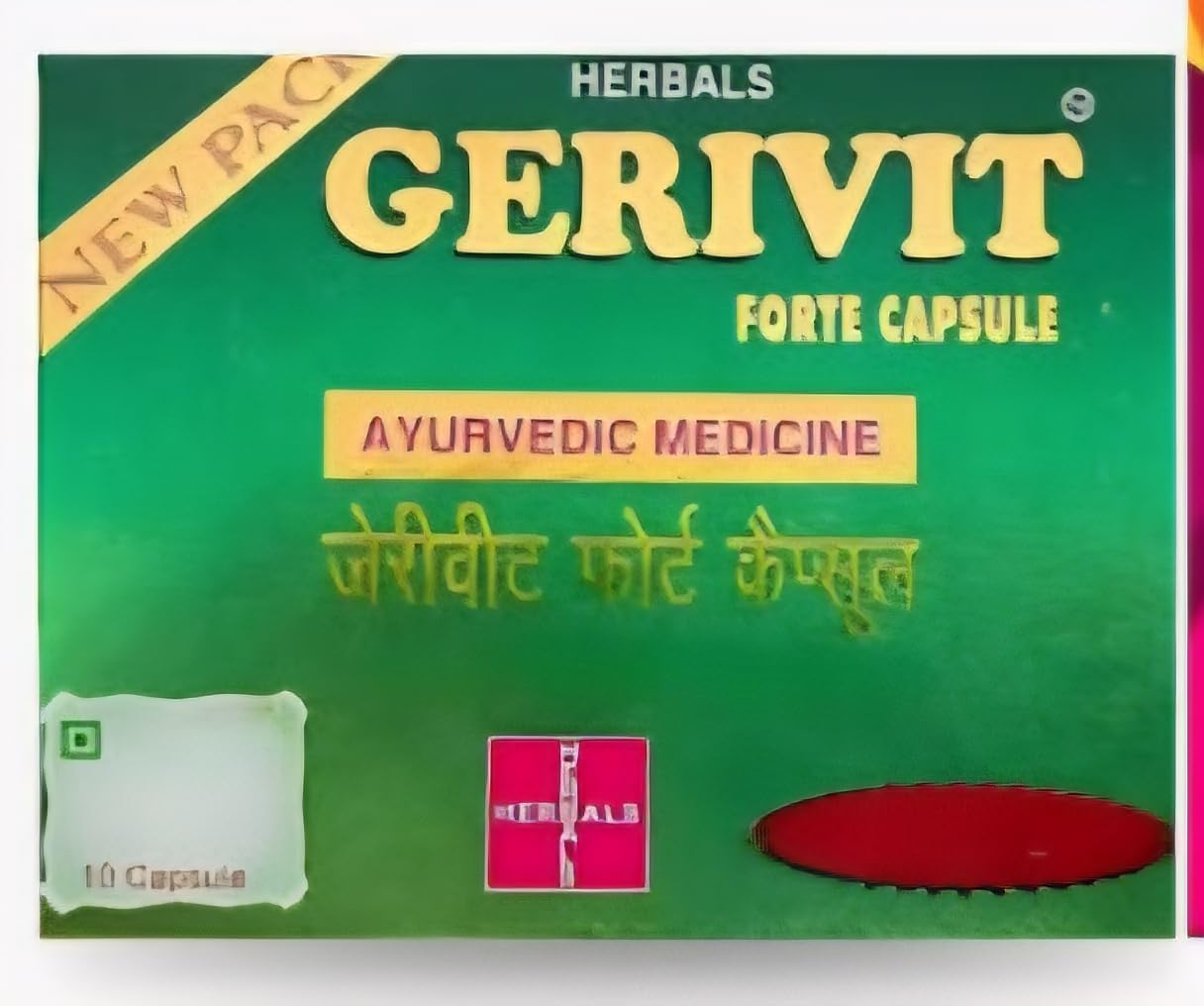 Gerivit Forte Capsules is contraindicated to the patients having high blood pressure, bleeding piles and peptic ulcers - Review, Price and Buying Guide