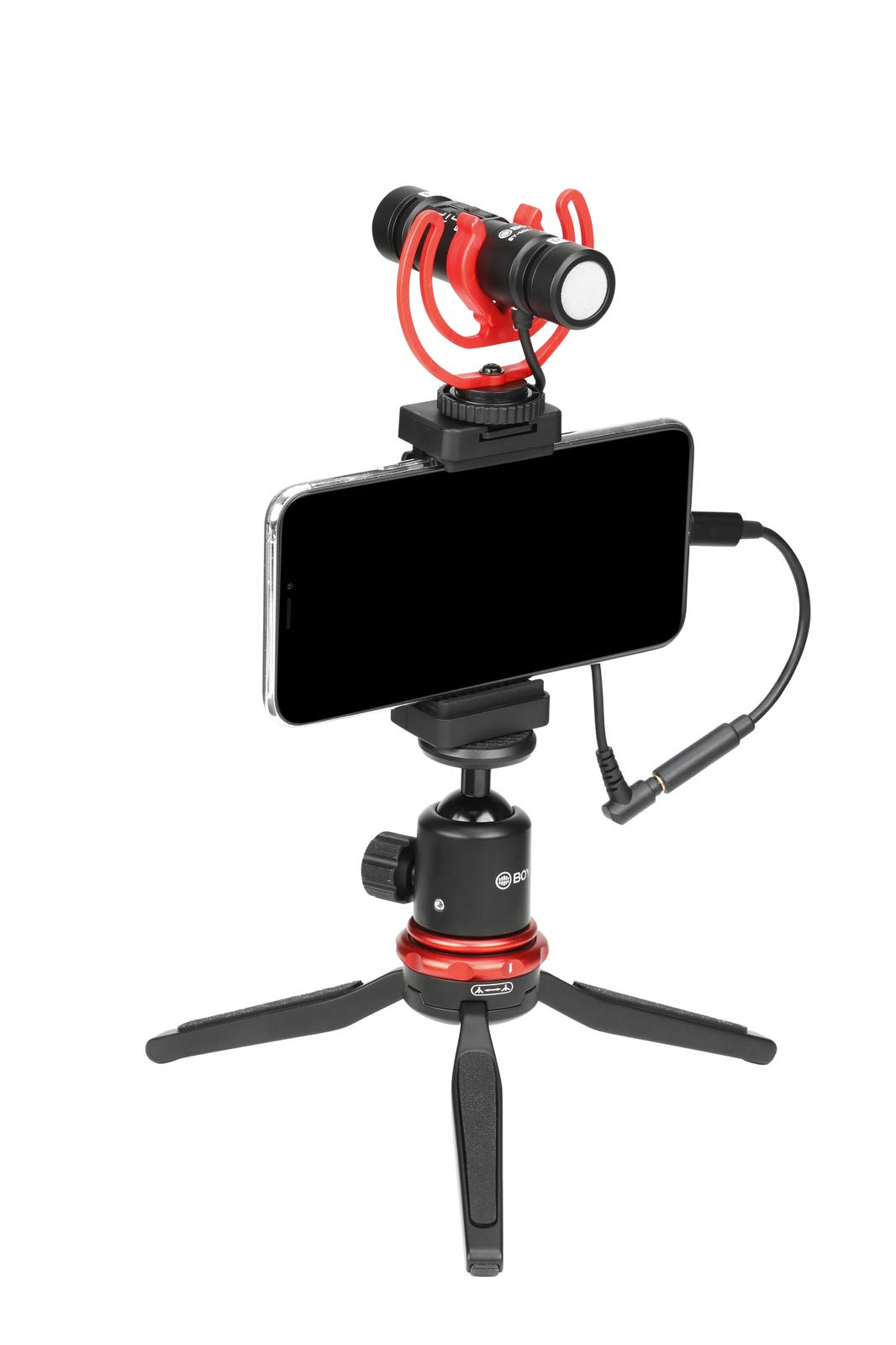 BOYA by-MM1 Pro Duo - Micrófono direccional para Smartphone y cámara