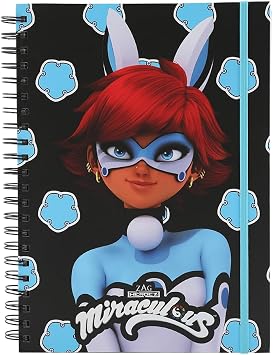 ZAG STORE - Miraculous Ladybug - Super Heroes Notebook Bunnyx A5