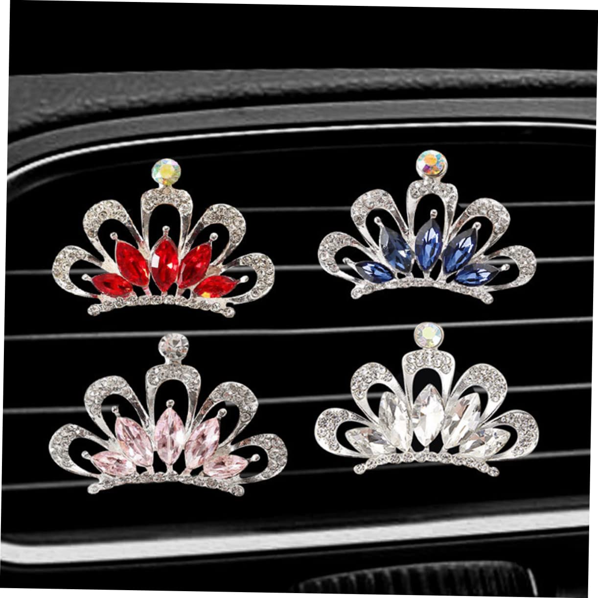 Healifty 12 Pz Clip Di Profumo Parti Di Signora Deodorante Per Auto Profumo Fermaglio Per Auto Aromatico Presa Automatica Clip Profumo Per Auto Presa D'aria Strass Mancare Che Xiang Bianca