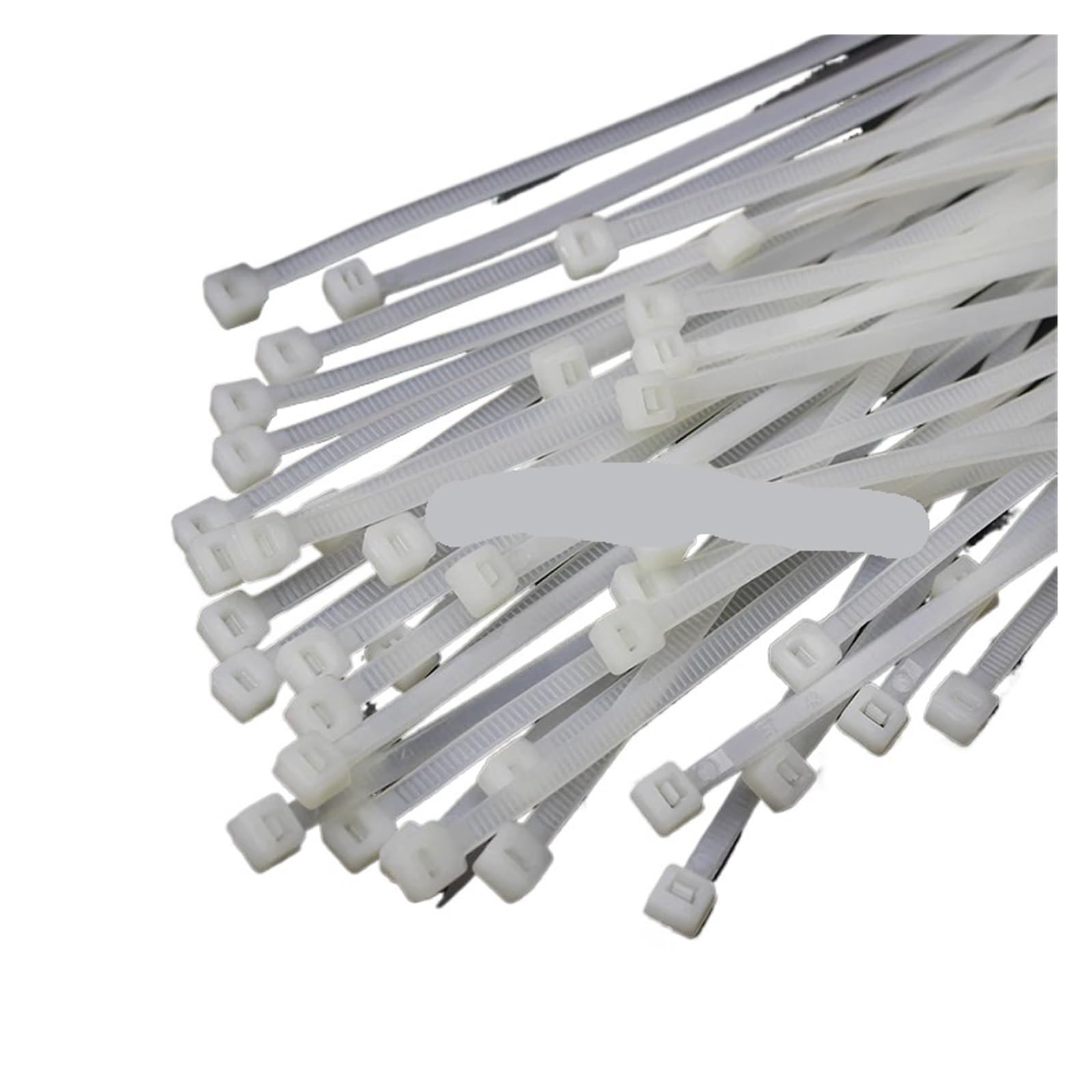 Fascette per Cavi Fascette fermacavi in ​​Nylon da 250 Pezzi/Confezione 8 * 300mm Larghezza 5,1mm Fascette fermacavi in ​​Nylon autobloccanti in plastica con Cerniera(Black And White)