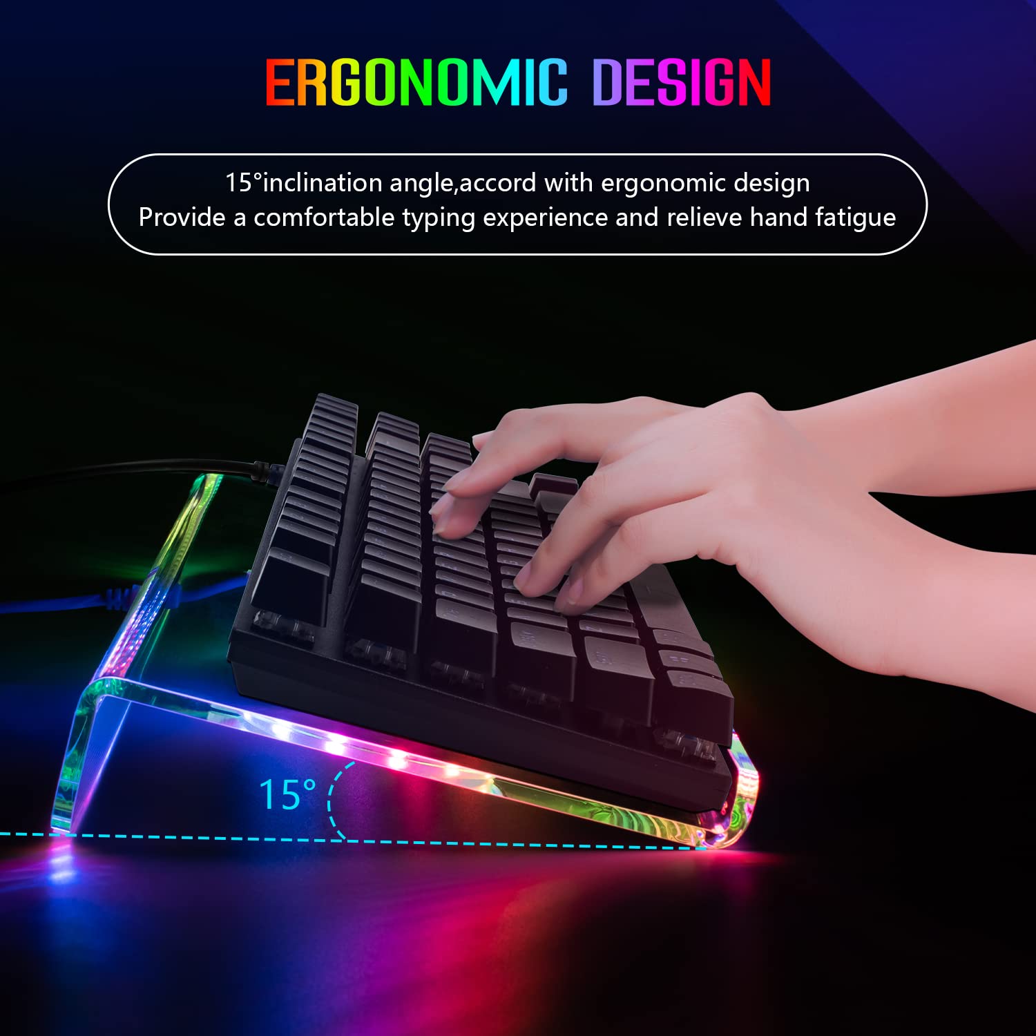 MAMBASNAKE Laptop-Tastaturerhöhung – Magnetischer Ständer Für Ergonomisches Tippen, Kompatibel Mit MacBook & Anderen Laptops
