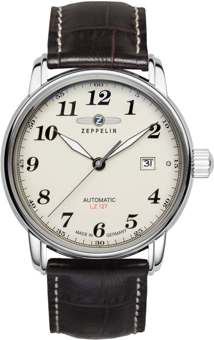 Zeppelin Automatic 7656-​5 Montre Automatique pour hommes Fabriqué en Allemagne
