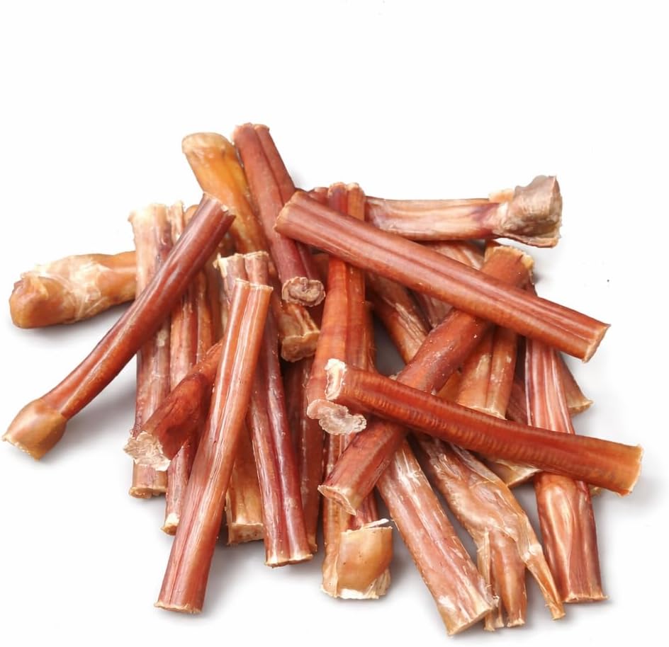 Odor Free Bully Sticks (4 Inch, 50 Pack) for Small & Medium Dogs - 100% Beef Chews for Pups, Non-GMO, Grain-Free, Fully Digestible Long Lasting Dog Treats