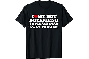 Loud and Clear: I Love My Hot Boyfriend So Please Stay Away Message Badge