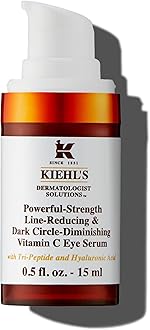 Kiehl's Dermatologist Solutions Powerful Strength, Line Reduction & Dark Circle Reduction, Vitamin C Iserum, 15ml/0.5oz