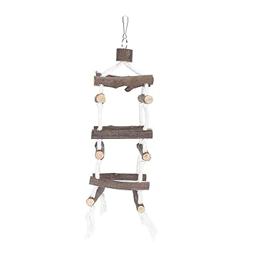 Parrots Stairs, Sturdy and Durable Parrots Wood Stairs Fine Workmanship for Parrots for Bird