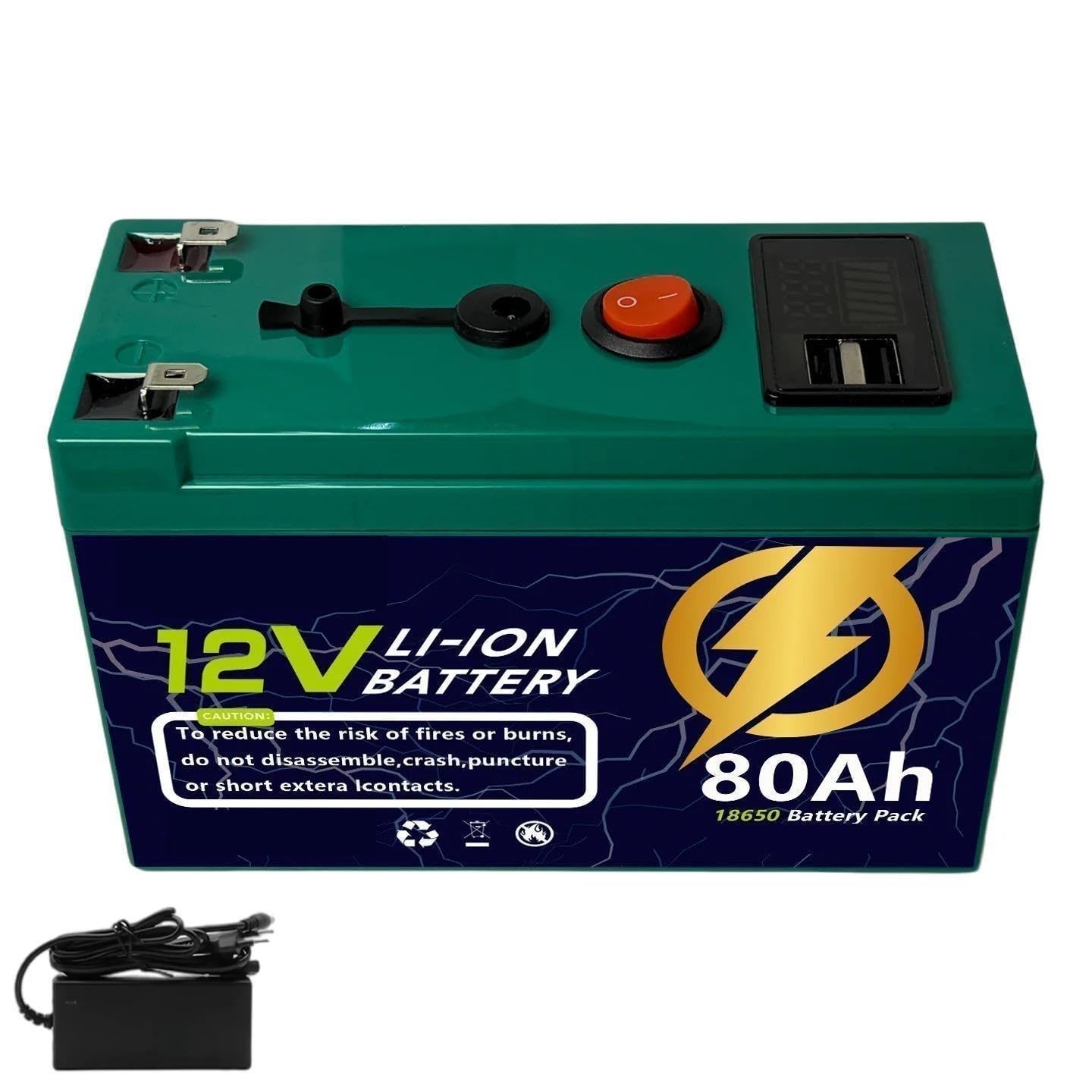 Batería de fosfato de Hierro y Litio de 12 V BMS Incorporado