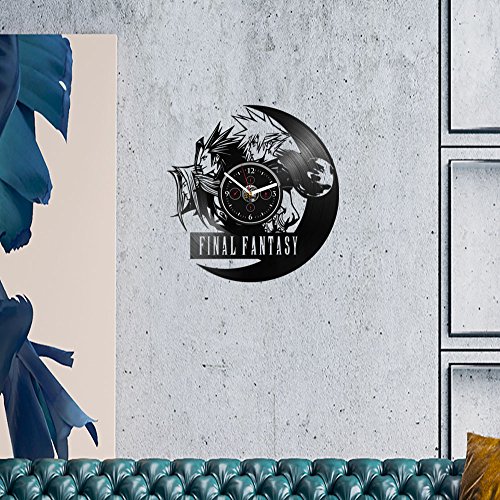 Clock Final Fantasy Wall Large Vinyl Wall Final Fantasy Gift For Gamer Final Fantasy Vinyl Wall Final Fantasy Gift For Man Final Fantasy Wall Vinyl Wall #TOP2