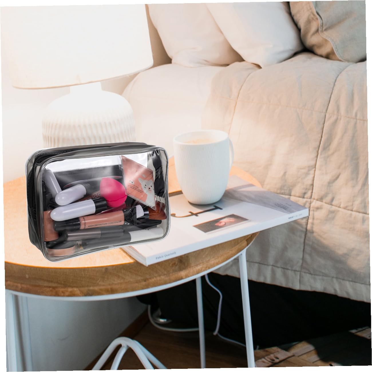 Kit de Maquillaje para Mujer Completo con Brochas Duraderas Paleta de Sombras Corrector y Lápiz Labial Set Portátil para Viaje y Diario