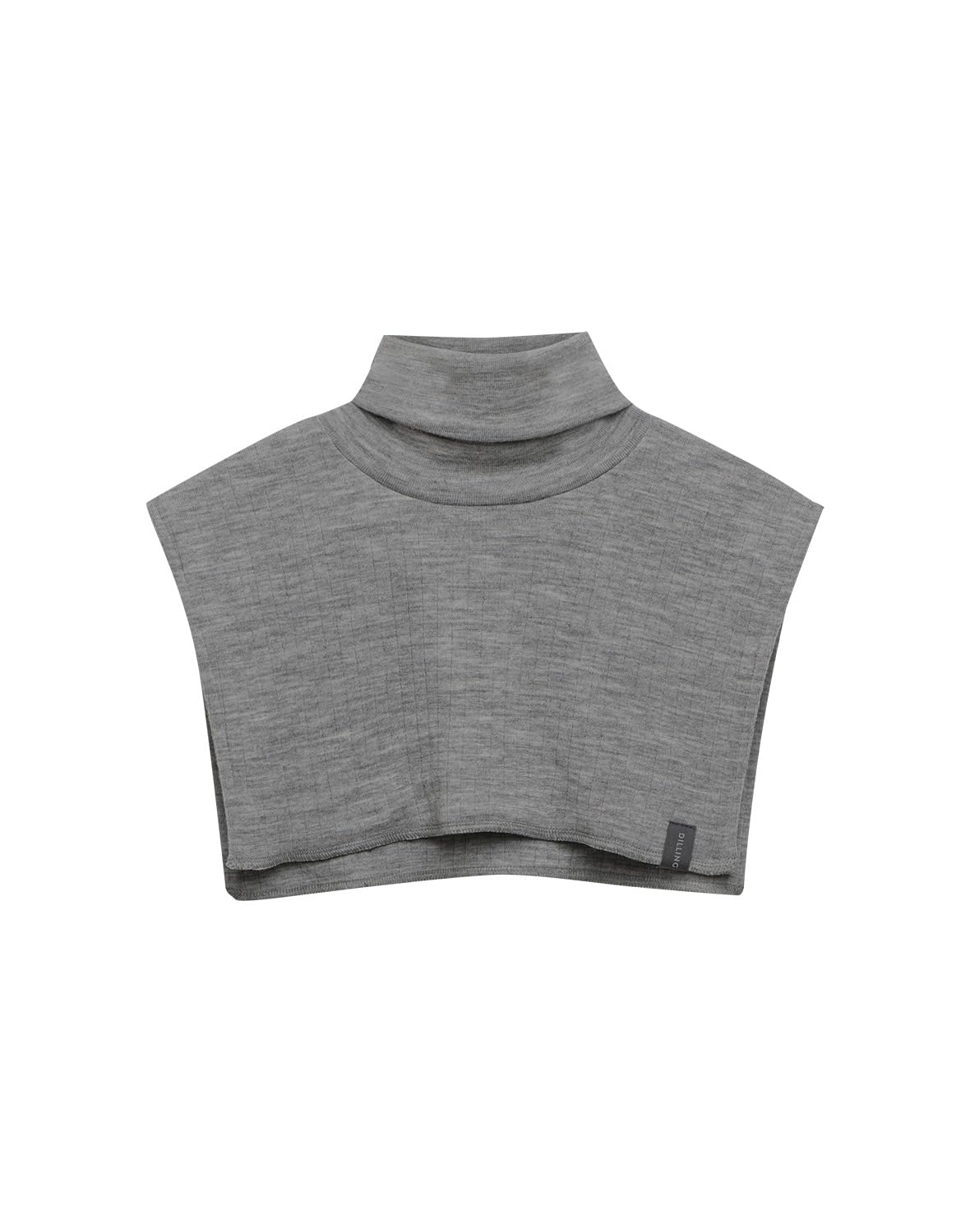 Dilling Men's Grey Mixed Neck Warmer Made From 100% Organic Merino Wool, L