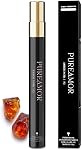PUREAMOR Pheromone Parfum pour femmes, Amber Noir Extrait de Parfum - Longue durée Vanilla Amber Scent, 30% Concentration élevée, spray de fragrance de la taille de voyage, 0.4 oz / 12ml