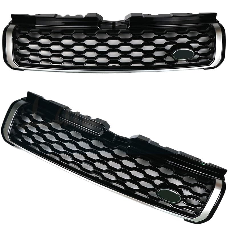 Grille calandre capot Evoque 2010-2018 pare-chocs avant supérieur central