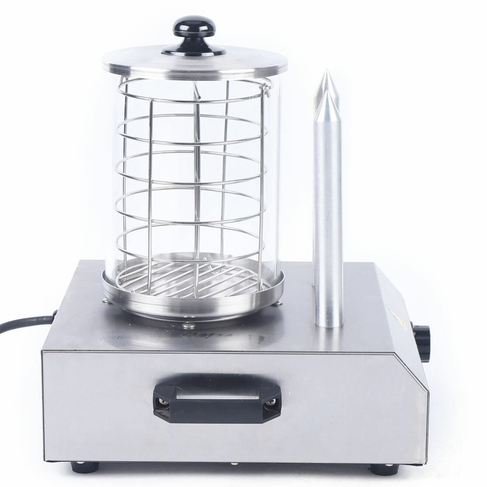 Riscaldatore Salsicce Elettrico Hot-Dog Macchina Professionale Con 2 Spiedini Riscaldanti Ristorante Per Salsicce Panini Elettrodomestici