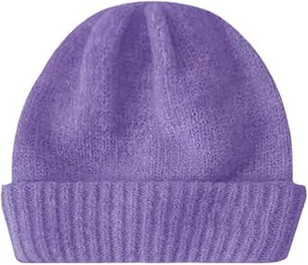 Beanie Hat, Purple