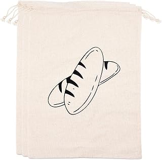 3 Stück Leinen-brotbeutel, Große Aufbewahrungstasche Kordelzug, Wiederverwendbare Aufbewahrungsbehälter, Umweltfreundlich, Küchenbehälter Für Selbstgemachtes Brot