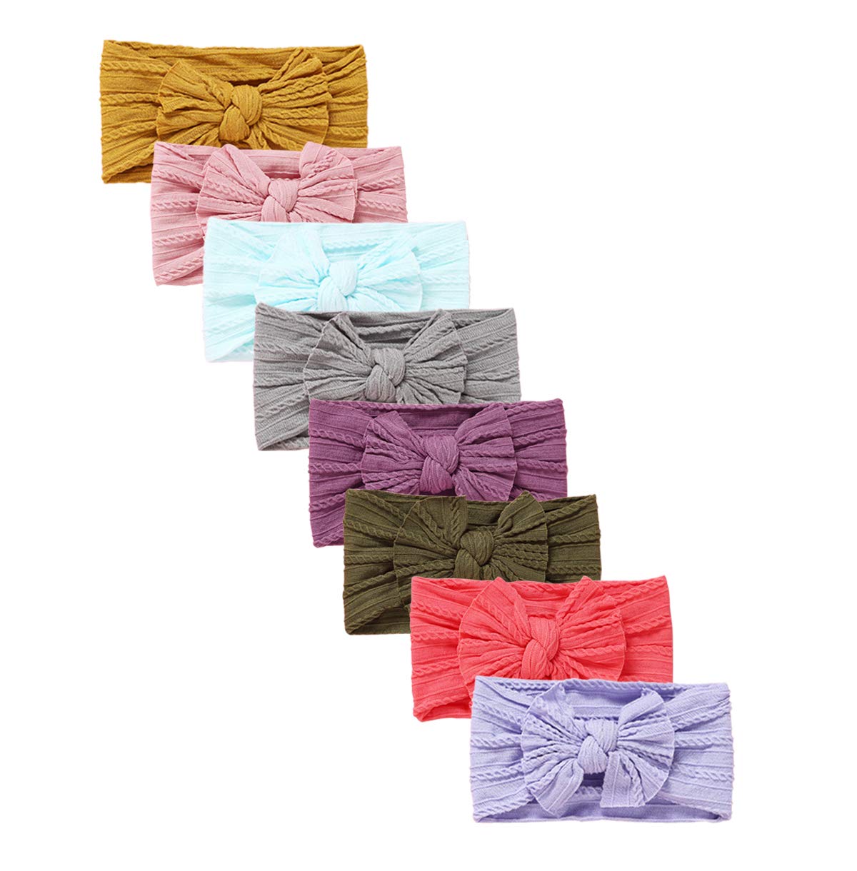 Mookiraer Baby Girl Newest Turban Headband Newborn Girls