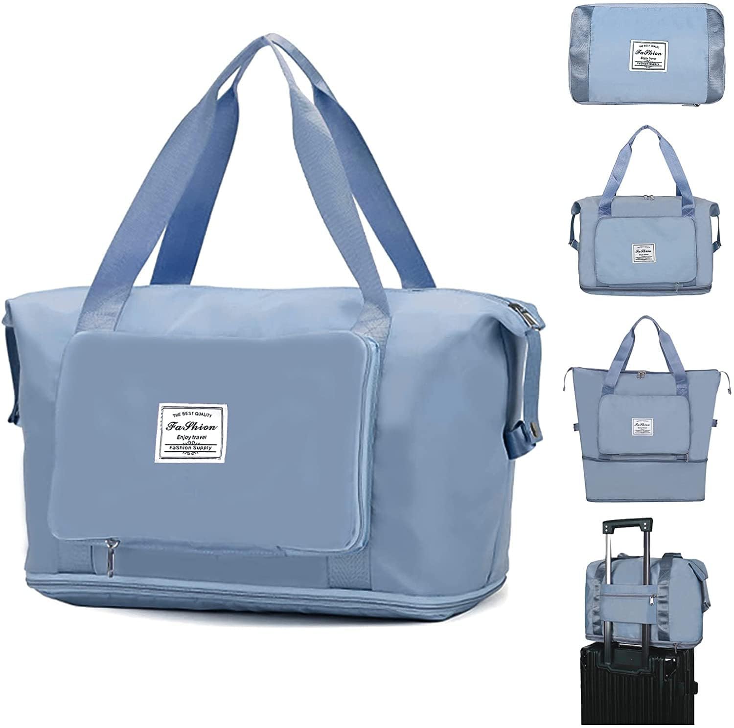 Foldable Travel Duffel Bag, Large Capacity Folding Travel Bag, Travel Lightweight Waterproof Carry Luggage Bag Travel Duffel Bag, Large Capacity Travel Bag, Lightweight, Waterproof.-image-16