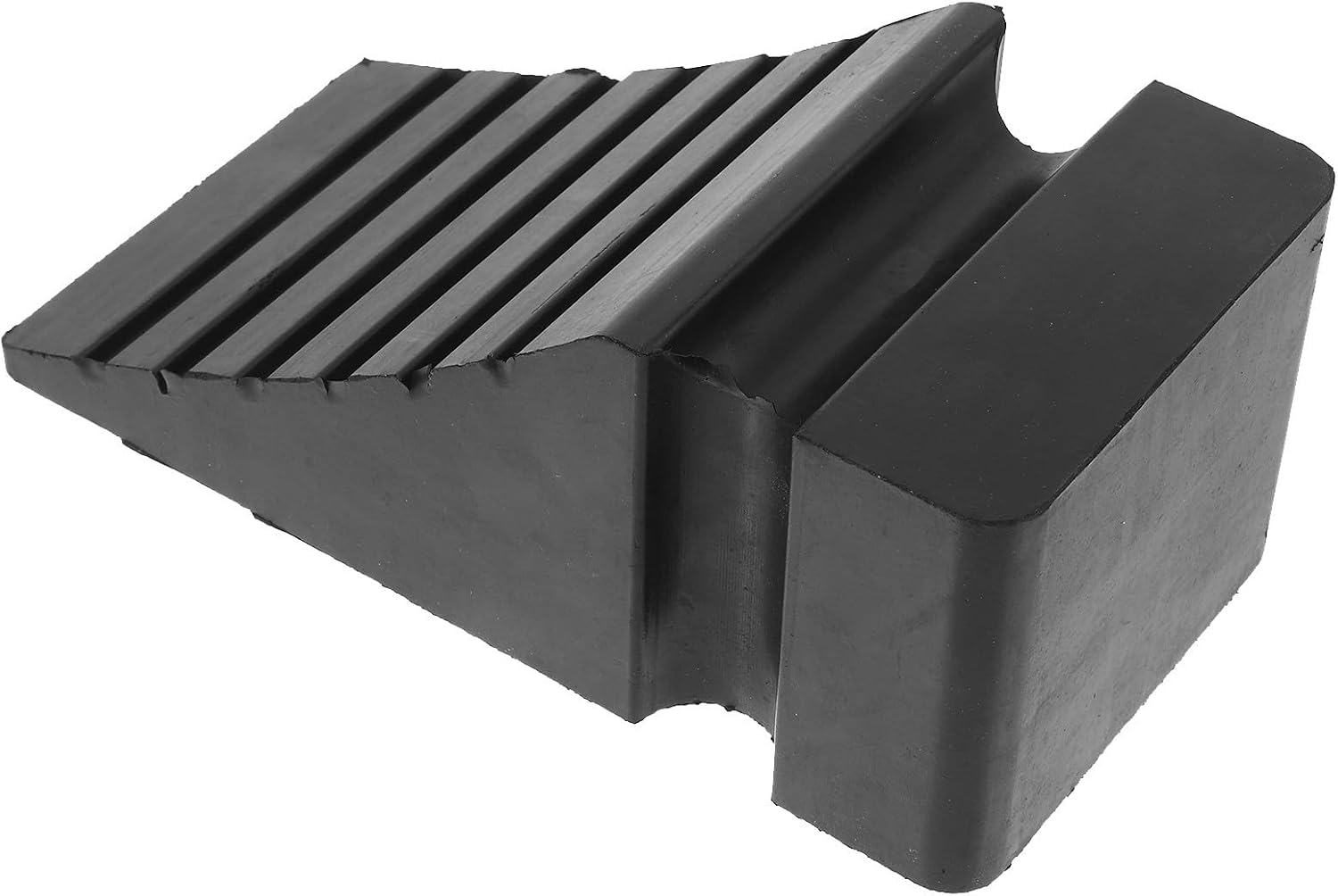 Didiseaon Rubber Wheel Chock for Truck and Car Non-Skid Sturdy Tire Chock for Trailer and Rv Use Black