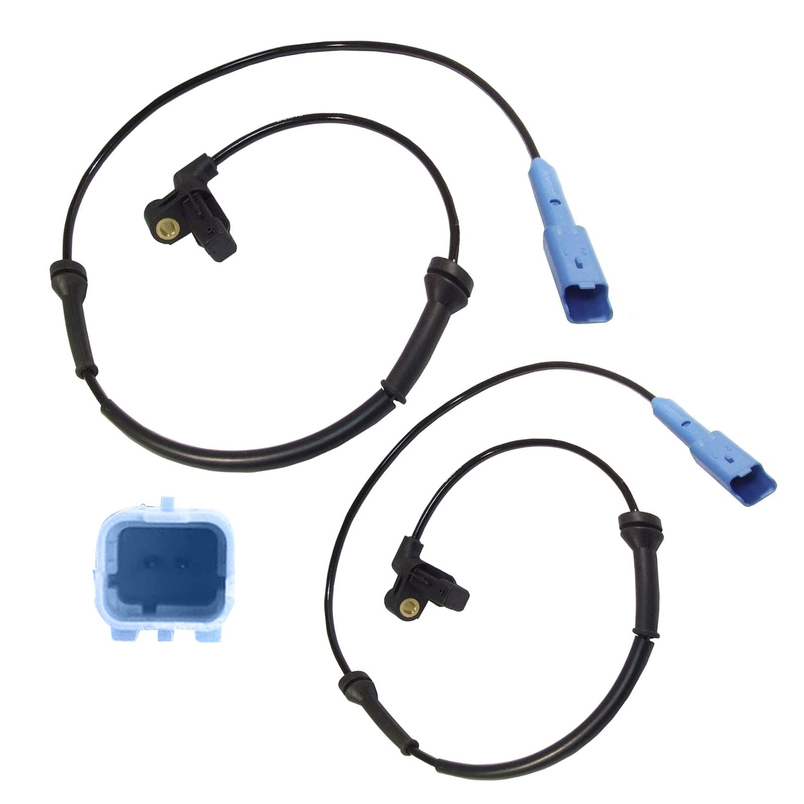 Partsline (Lot de 2) Capteur de Vitesse de Roue (ABS) Avant Gauche et Droit compatible avec Peugeot 206 1,4 1,6 1,9 D 2,0 HDI - Réf 454599 4545F4