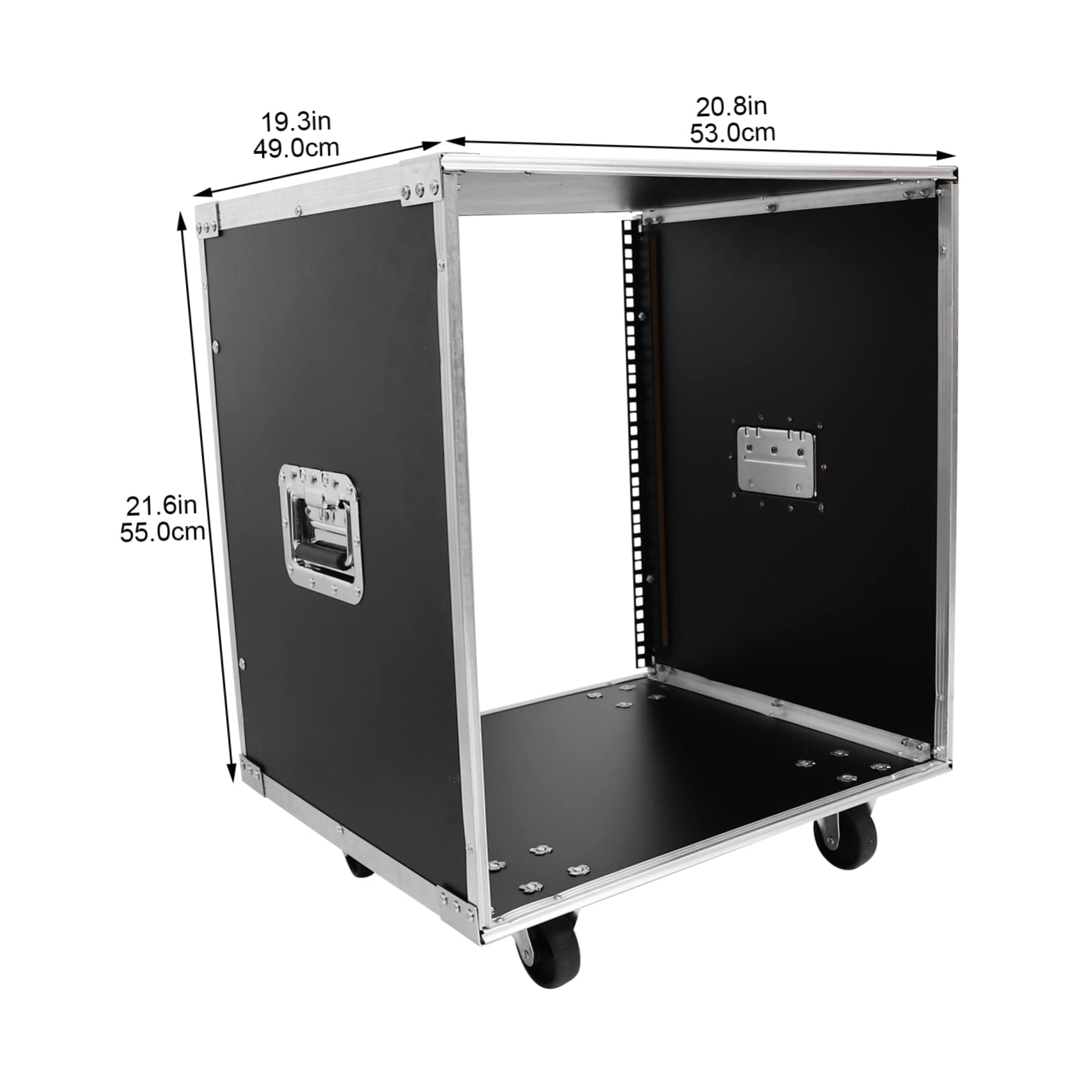 ABOOFAN Space-Saving Audio Cabinet Stereo Rack for Mixers Stereos Computer Chassis Perfect for Ktvs