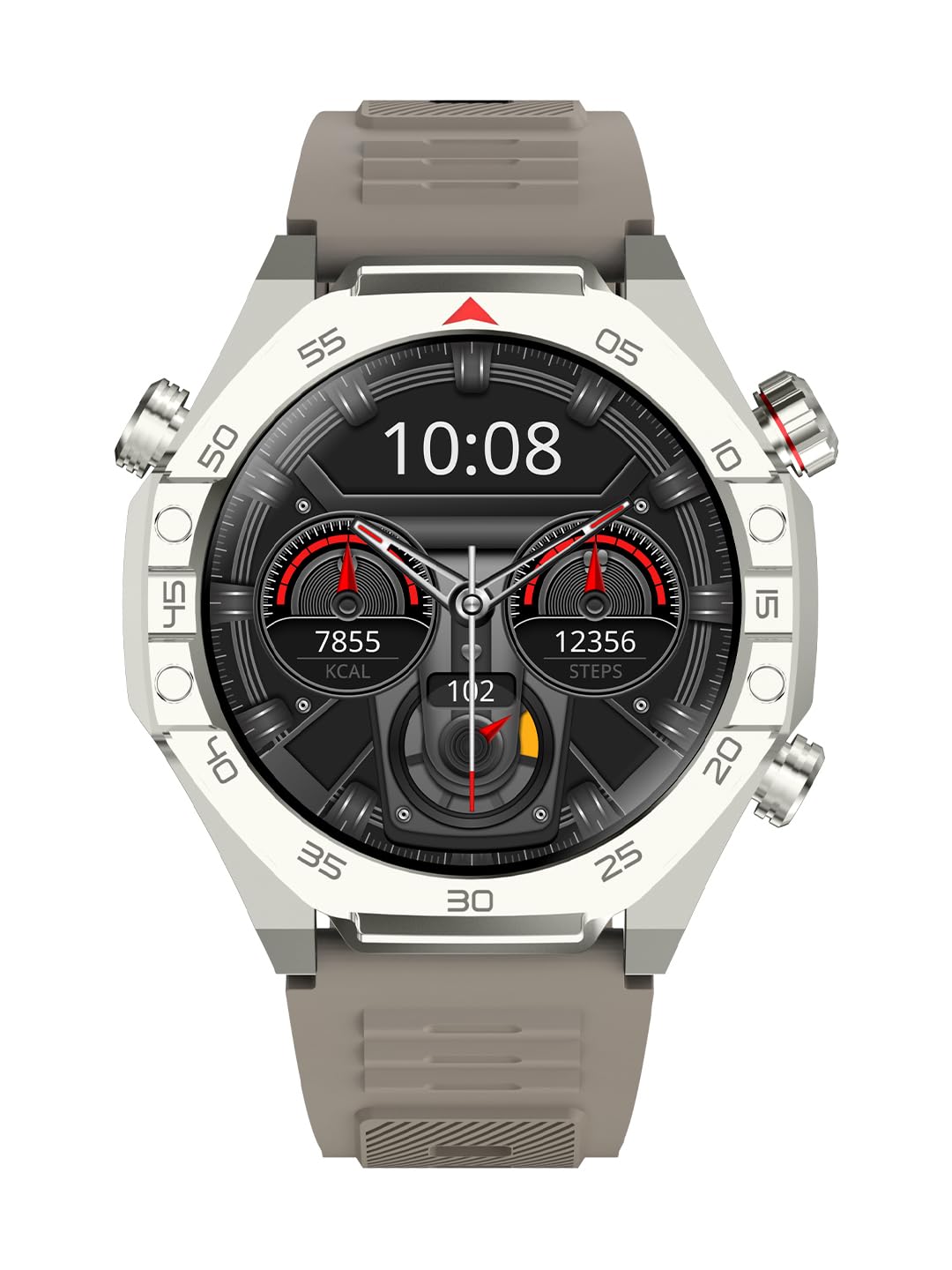 TIMEX Smart NexGen 1.43″(3.6cm) AMOLED Display with Functional Crown and BT Calling Smartwatch for Unisex – TWTXW703T TIMEX Smart NexGen 1.43″(3.6cm) AMOLED Display with Functional Crown and BT Calling Smartwatch for Unisex – TWTXW703T