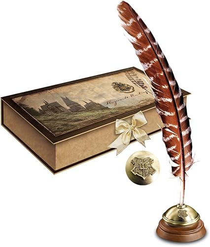 Miniatura 2 de Pluma para escribir Harry Potter Hogwart con base