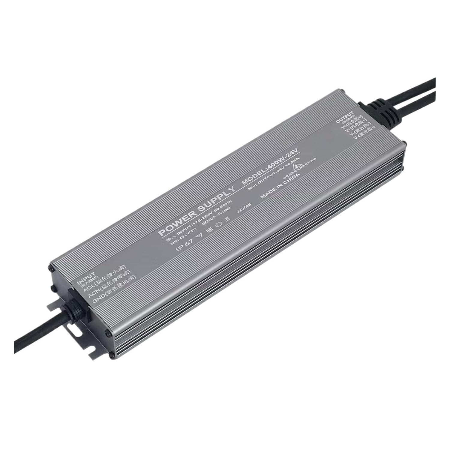 LED Linear Light Strip Transformer Waterproof Power Supply Filled with Glue Waterproof Type 220V to DC12V24v Low Voltage(300W,24v)