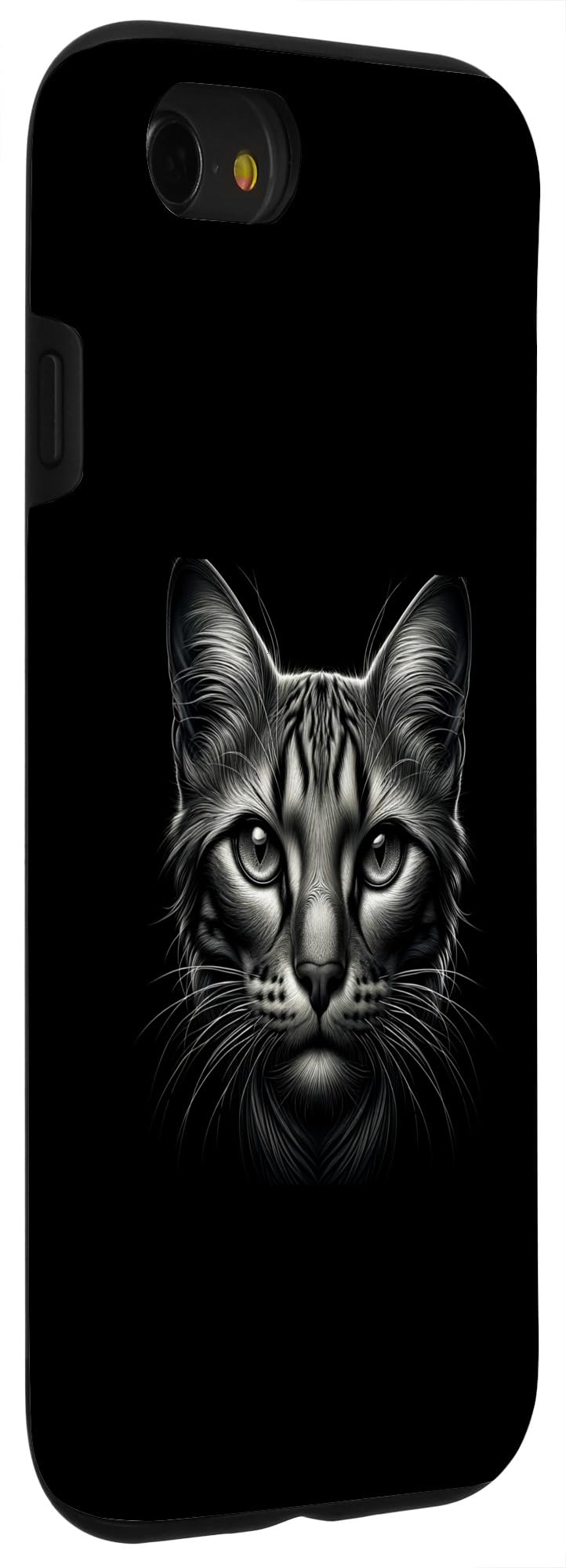 iPhone SE (2020) / 7 / 8 Ocicat Cat Shirt Cat Face Cute Cat Lover Cat Mom Dad Artwork Case - Image 3