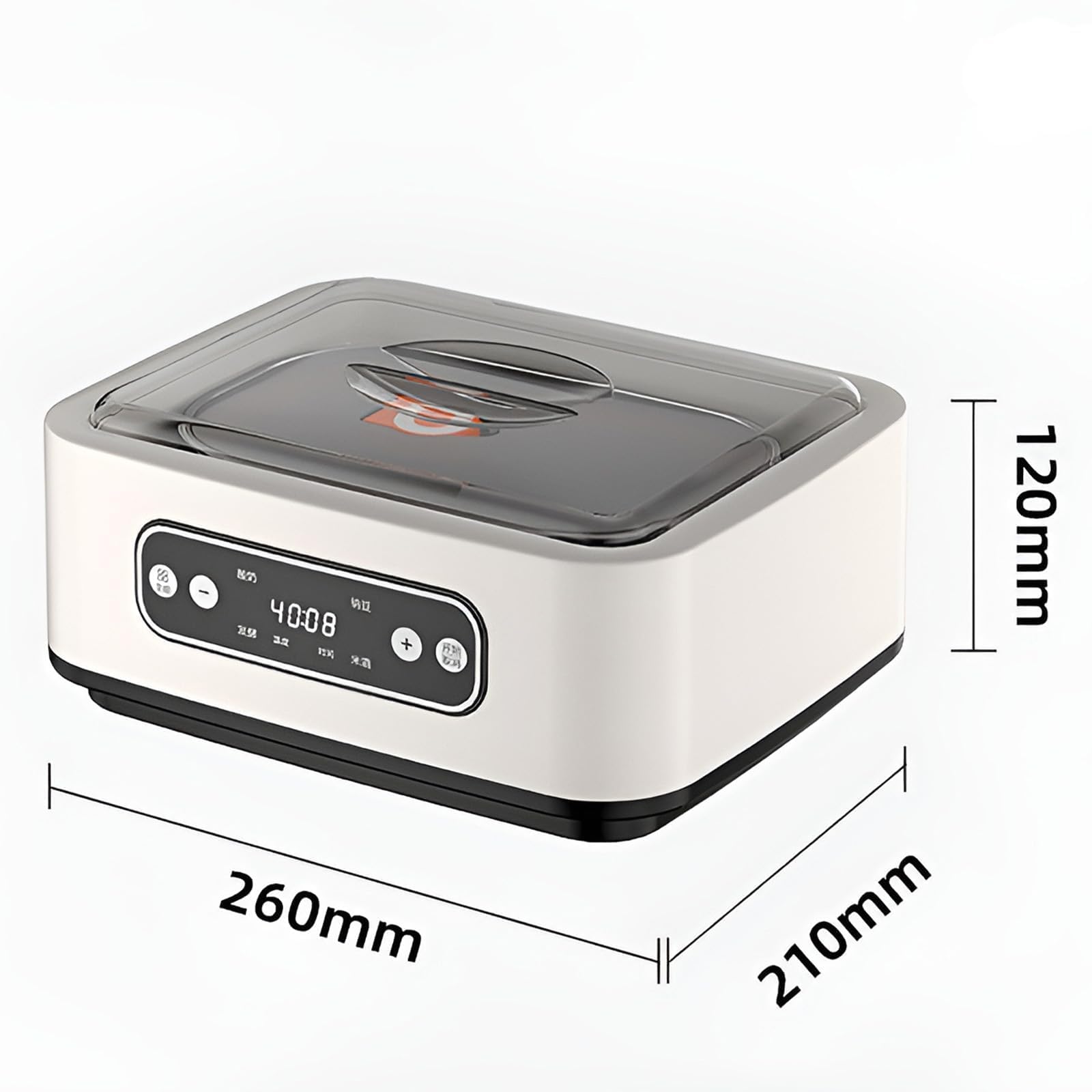 Máquina automática de yogur, máquina eléctrica con temperatura ajustable, pantalla digital LCD y 9 tarros de vidrio para yogur, natto y alimentos fermentados