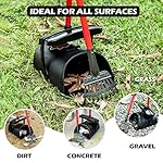 HUZSV Pooper Scooper Large Swivel Bin & Rake for Large & Small Dogs Non-Breakable Dog Poop Scooper with 20 Waste Bags Easy to Clean Pet Waste Use on Grass, Dirt or Gravel - Pet Supplies - Image 2