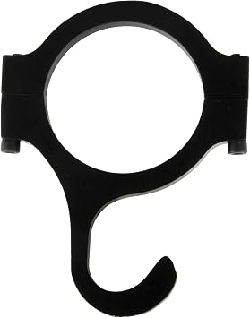 Allstar Performance ALL10229 Helmet Hook, Clamp-On, Aluminum, Black Anodized, 1-3/4 in OD Tube, Each
