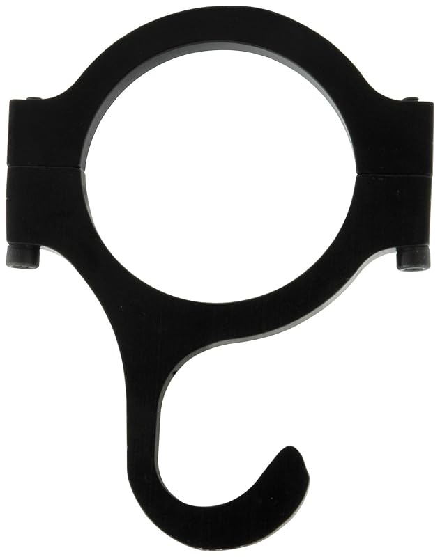 Gancho para capacete Allstar Performance ALL10229 em alumínio anodizado preto para tubo de 44,5 mm, 1 unidade