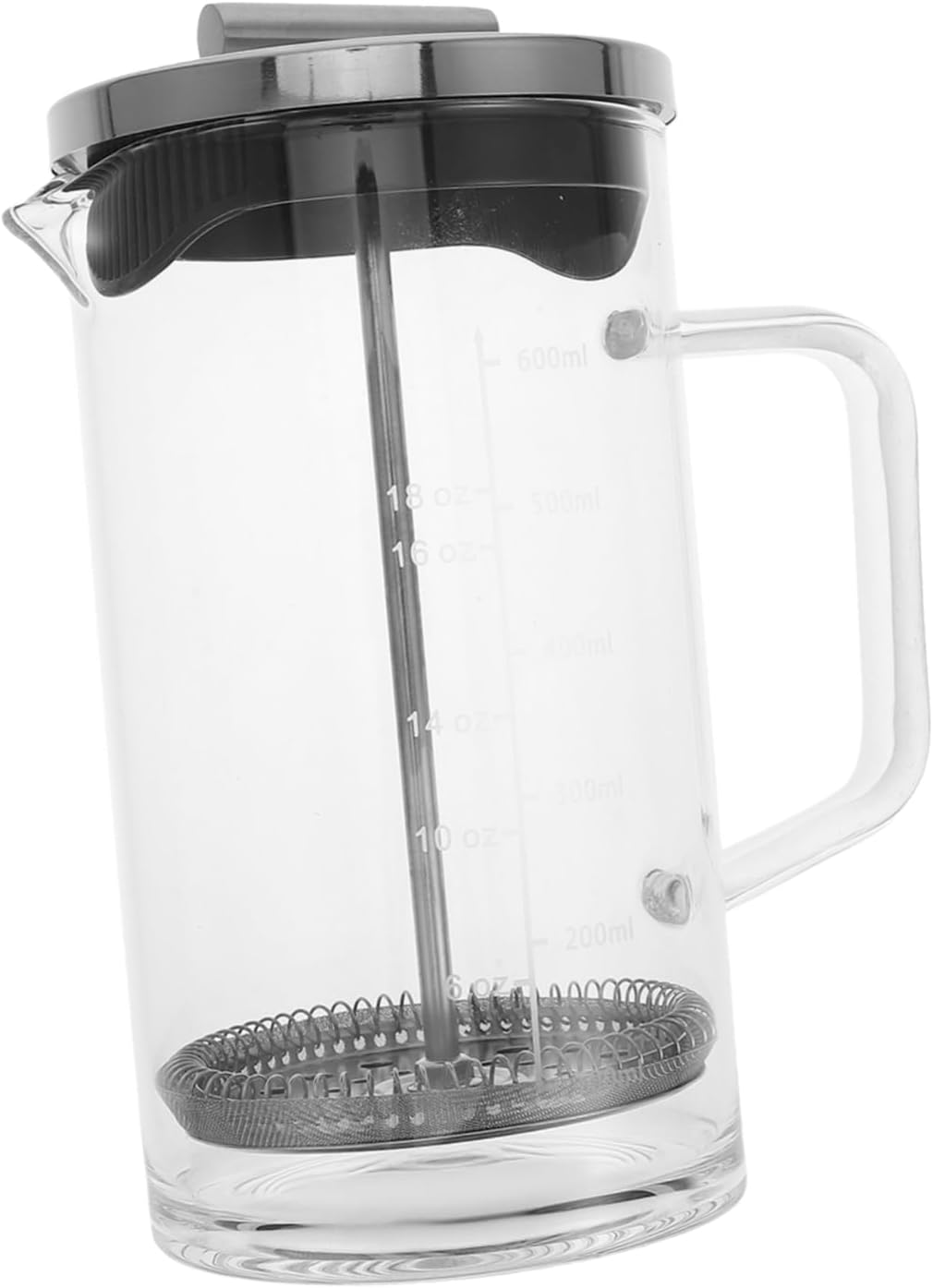 Coffee Press 600ml Stainless Steel Thick Bottom for Tea Filtering