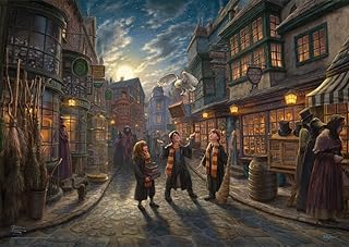 Harry Potter – Diagon Alley by Thomas Kinkade Studios - Durable 24” x 17...
