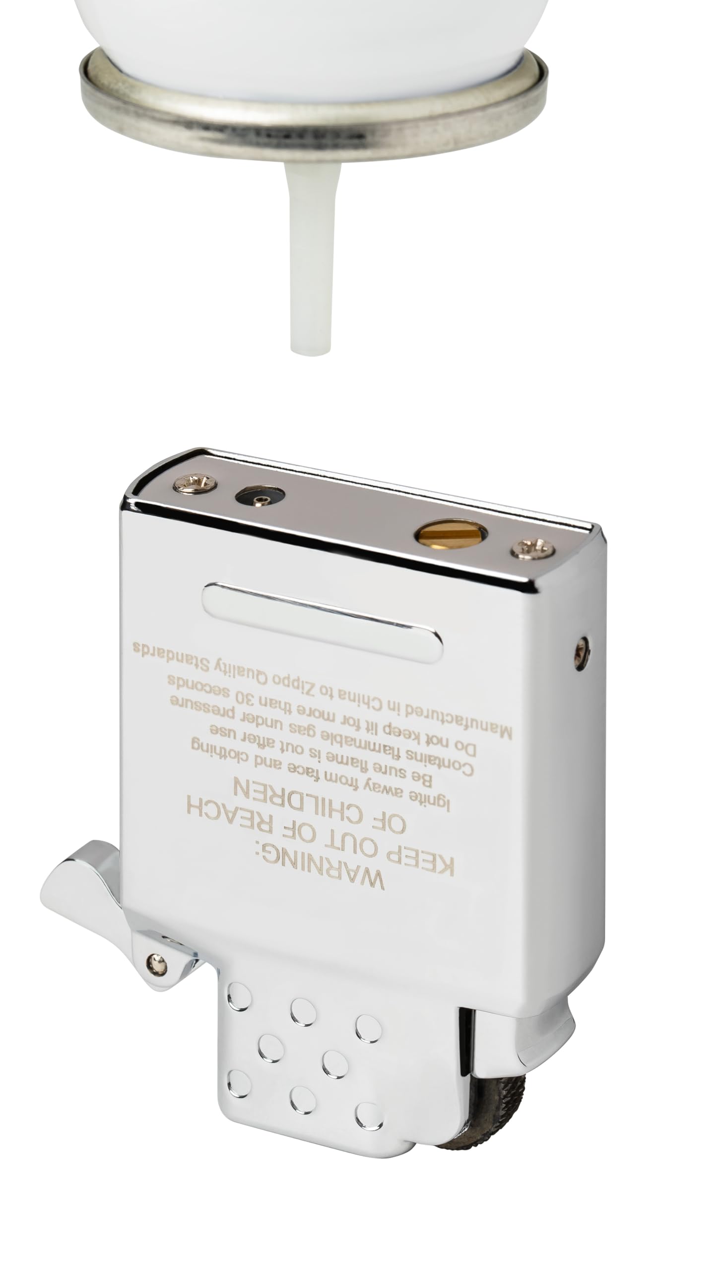 Zippo Wkład Gazowy do Zapalniczek Sztormowych, Wkładka do Zapalania Fajek, Napełniany Gazem Butanowym, Żółty Płomień, Pasuje do Wszystkich Klasycznych Obudów Zippo