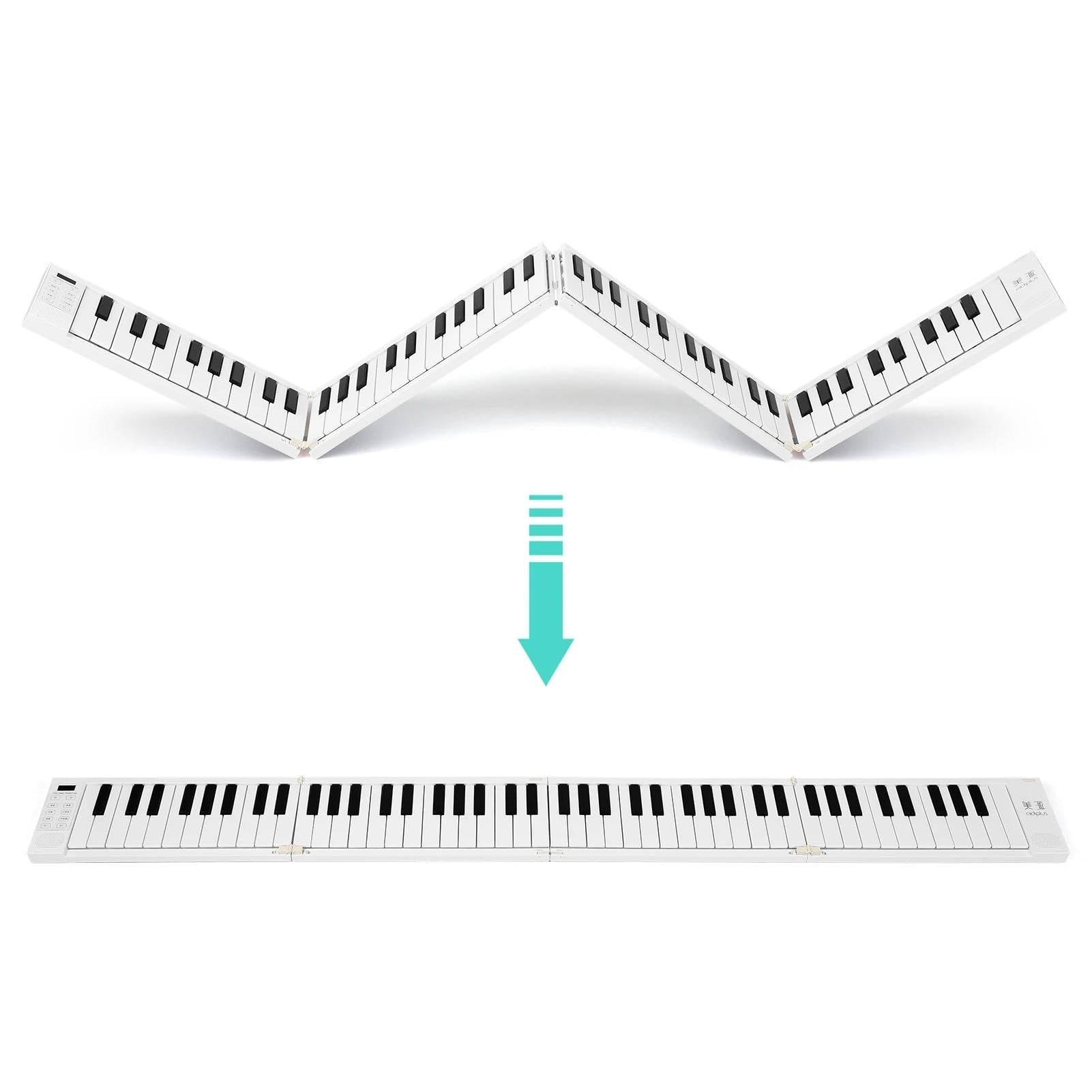 Tastiera Digitale Per Principianti Tastiera Elettronica Pieghevole Piano 88 Tasti Pianoforte Digitale