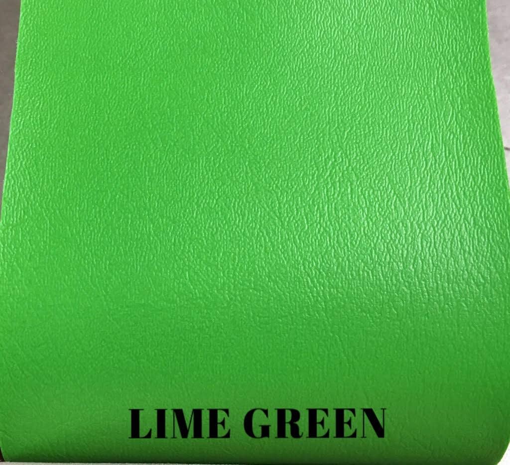 Luvfabrics Marine Faux Leather Upholstery Hospitality Automotive Vinyl Water Resistant (Lime Green)