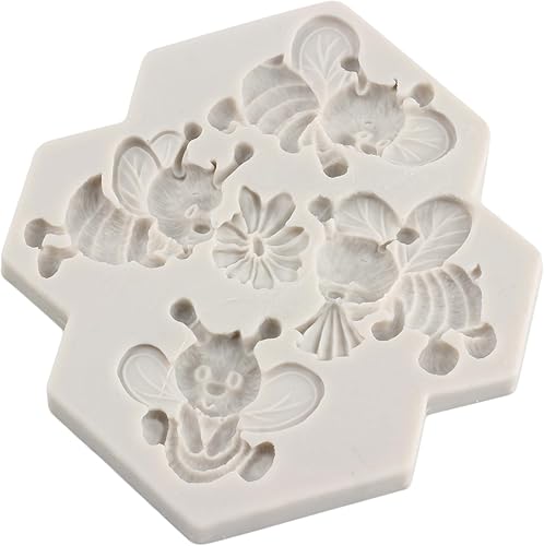 Miniatura 67 de Molde de silicona de abejorros para fondant de abeja, molde de chocolate para decoración de pasteles de azúcar, decoración de cupcakes, pasta