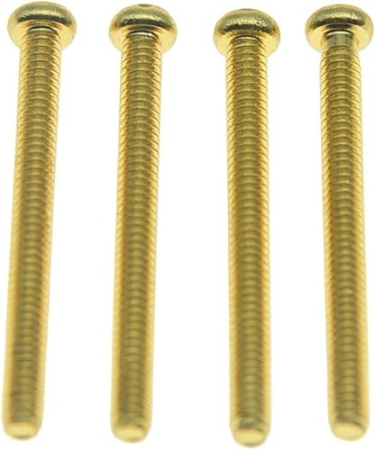Vista 7 de KAISH Paquete de 20 tornillos de altura Humbucker de rosca americana para pastillas de pastilla Humbucker con muelles para pastillas de rosca de EE.
