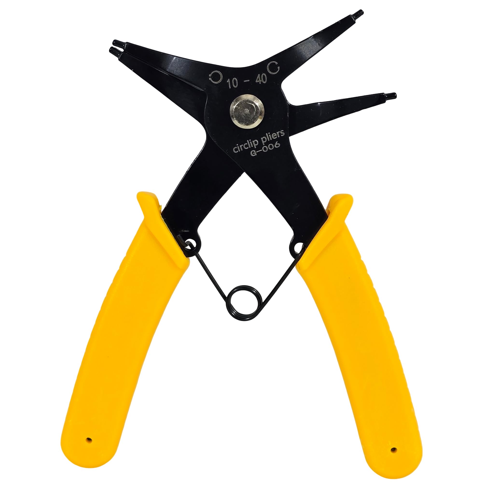 2 in 1 Multifunction Snap Ring Circlip Plier External & Internal Retaining Ring Tool Dual-Purpose Straight Lock Ring Pliers for Installation & Removal