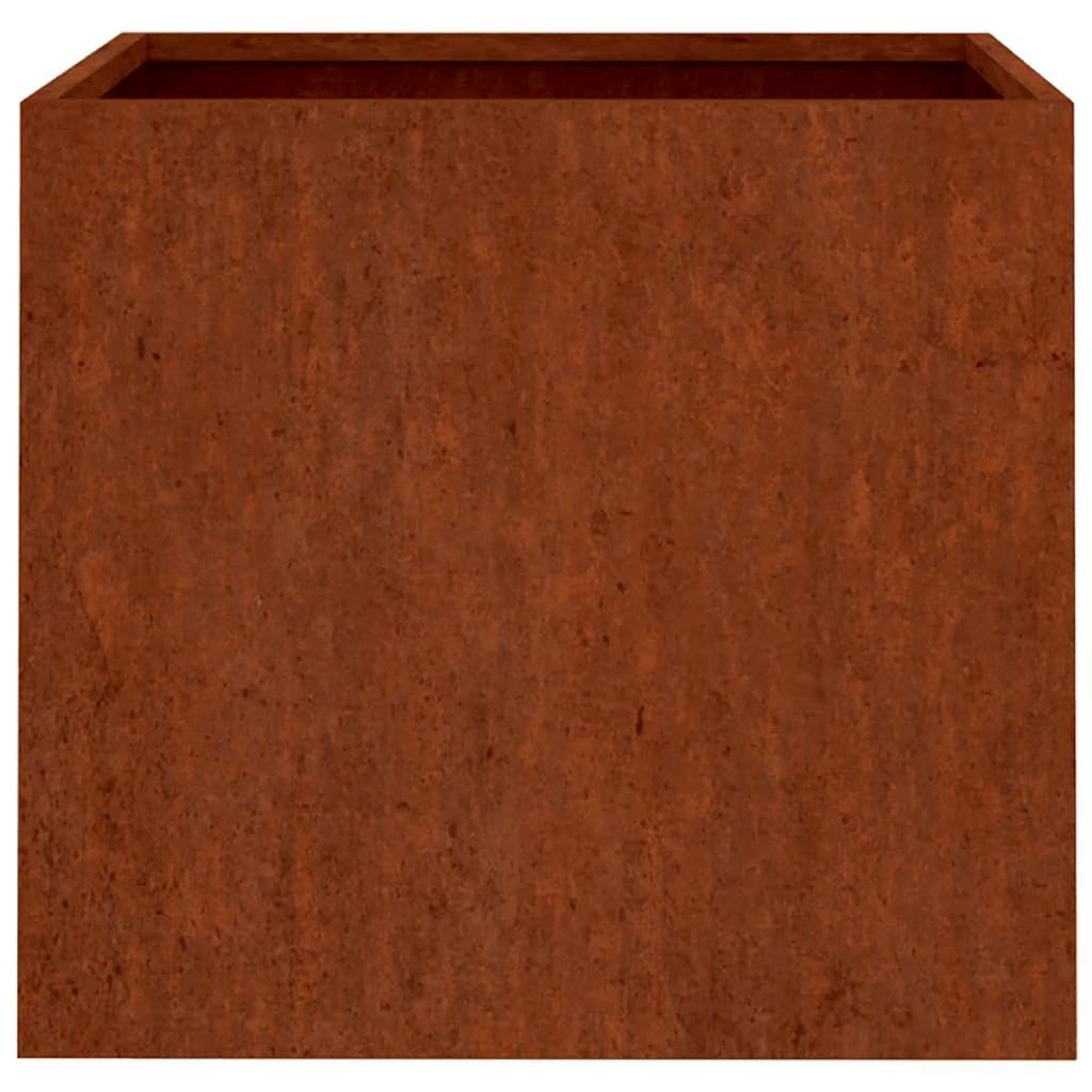 Generico Fioriere 2 pz 49x47x46 cm Acciaio Corten,Prato e Giardino,Giardinaggio,Vasi e fioriere-821552