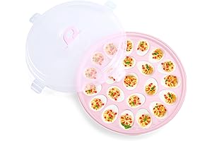 HANSGO Deviled Egg Carrier with Lid, The Perfect Addition to Your Easter Festivities