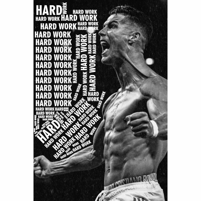 Ronaldo Poster Wall Art - Motivational Decor -1