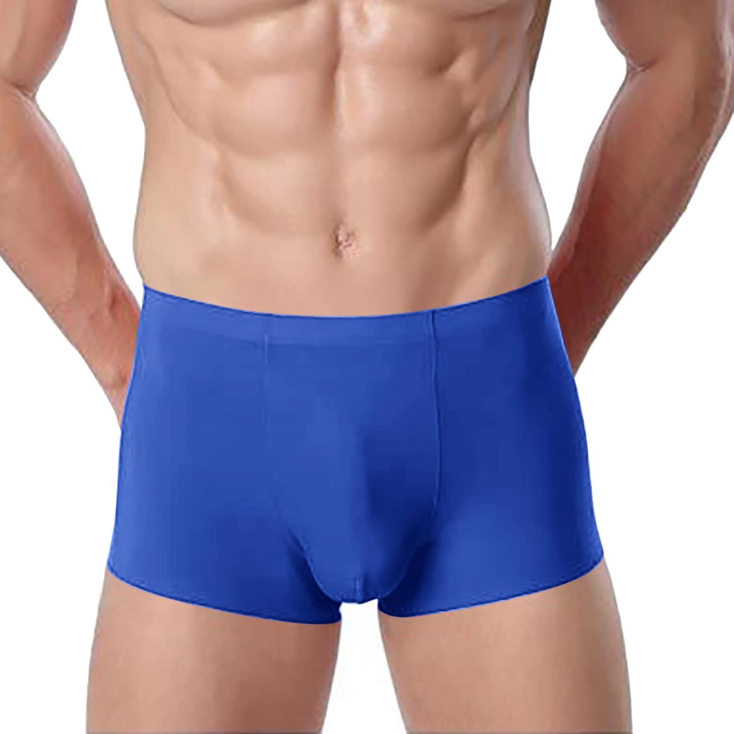 FNKDOR Boxer Uomo Colorato Vita Elastica - Tessuto Raso Lucido - Comodi E Traspiranti - 6
