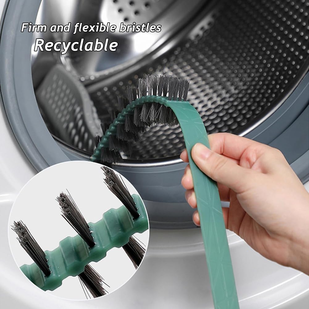 Brosse de Nettoyage pour Machine à Laver, Brosse pour Machine à Laver à Tambour, Brosse de Nettoyage pour Salle de Bain, Outil de Nettoyage à Long Manche A