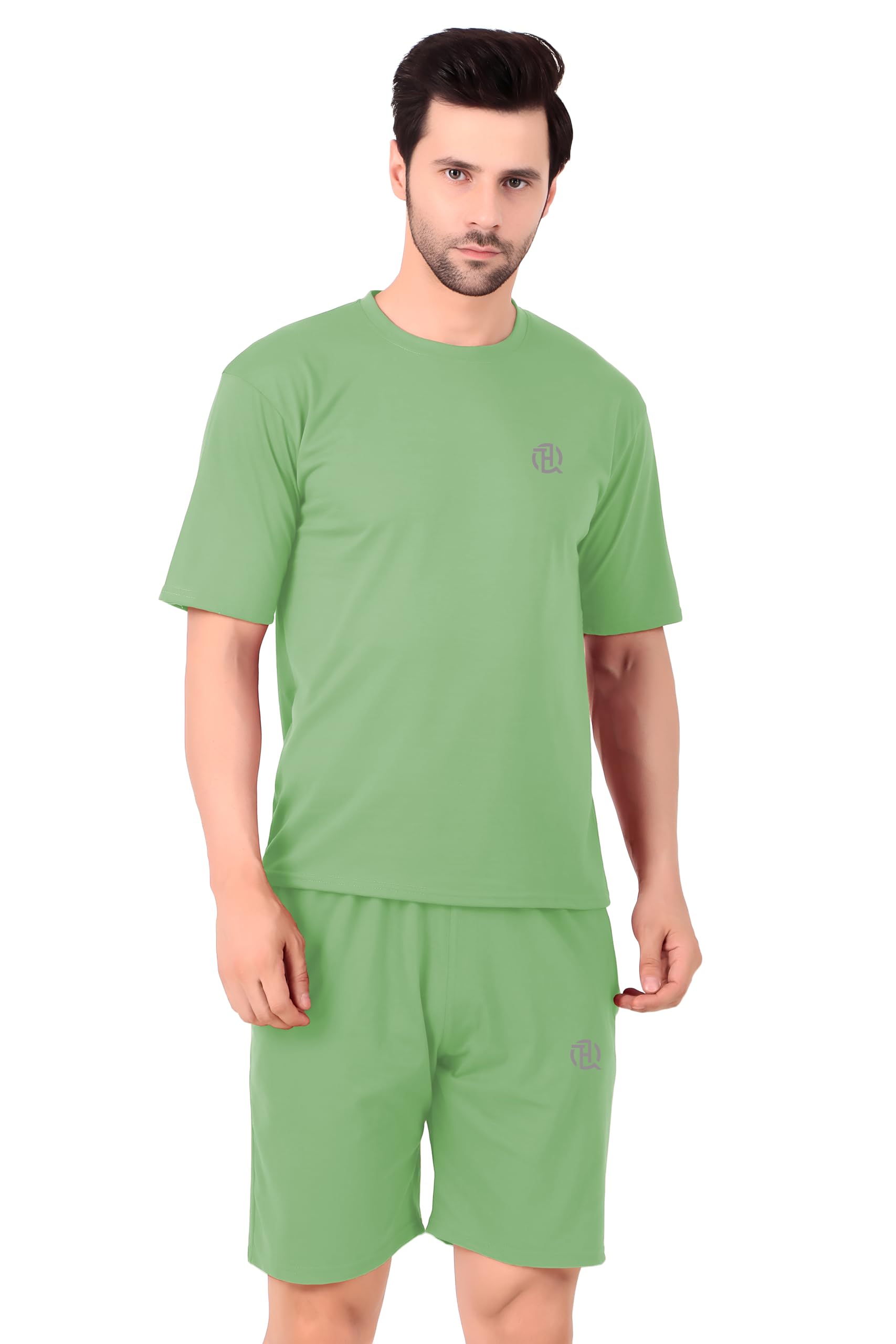 tqh Men's Pyjama Set || T-Shirt and Shorts Set for Men || Night Wear for Men || Night Suit for Men-picture-27